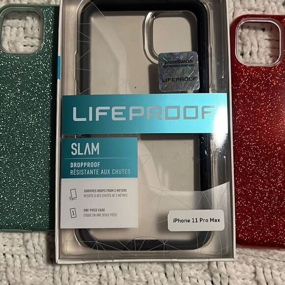 iPhone 11pro max cases 5 total sparkle glitter life proof - Picture 4 of 4